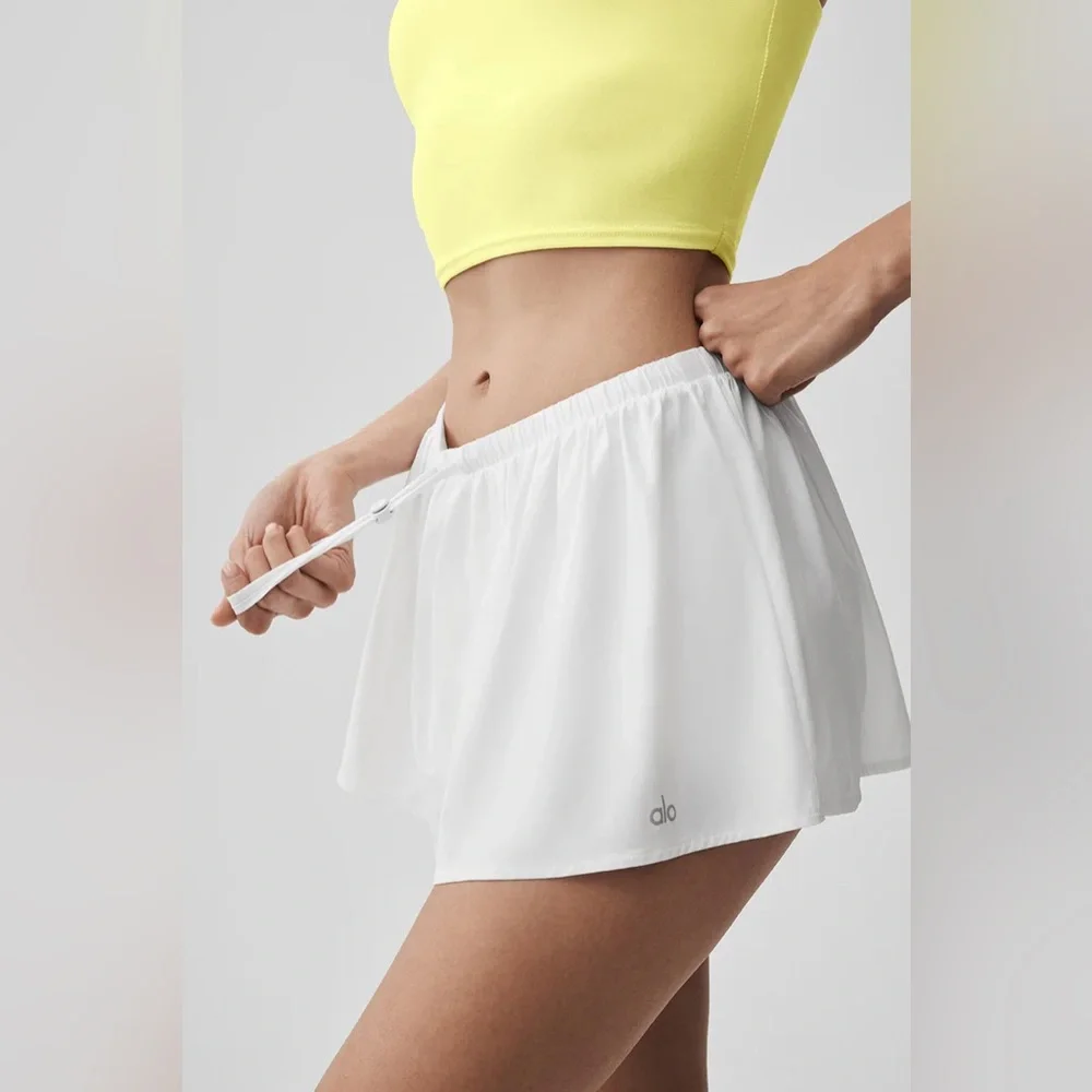 Alo Yoga Breezy Tennis Skirt White XS